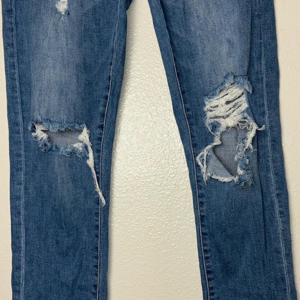 Pilcro Slim Boyfriend Crop jeans Woman's Size 29 distressed - Picture 6 of 16